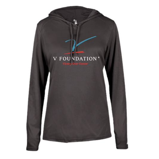 Ladies Hooded Long Sleeve T-Shirt